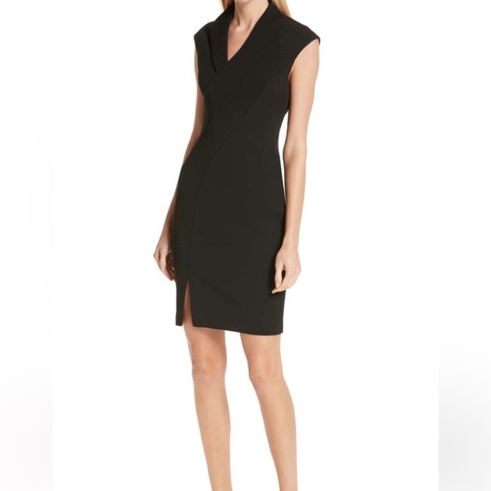 Ted Baker Geodess Faux Wrap Pencil Dress